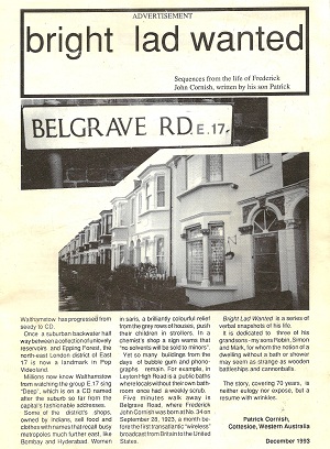 Bright Lad Wanted Bright Lad Wanted